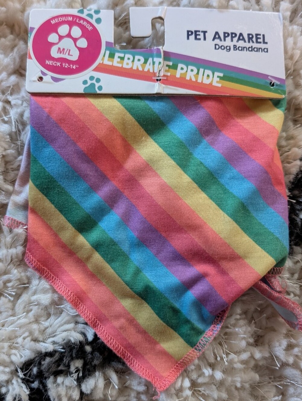 Rainbow Dog Bandana